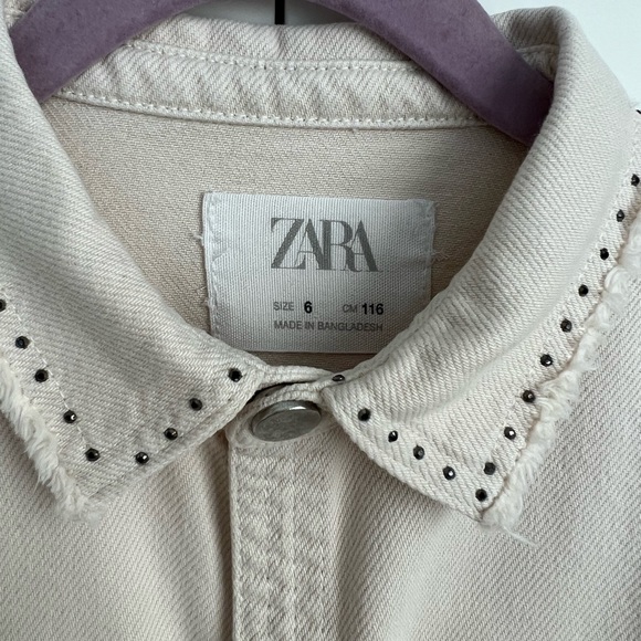 Zara Girls Long Sleeve Shirt. Size 6 - Picture 5 of 7